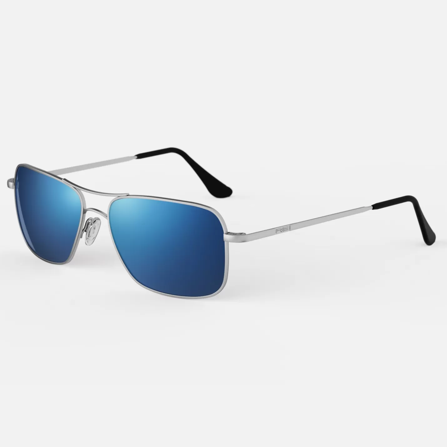 Randolph Engineering Archer - Matte Chrome & Atlantic Blue | Women Men’s Sunglasses | Women’s Sunglasses