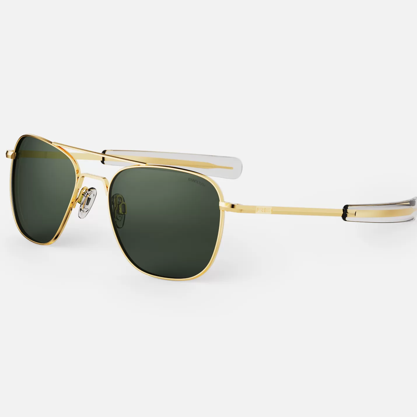 Randolph Engineering Aviator - 23k Gold & AGX - Prescription Sunglasses | Aviator | Shop By Size