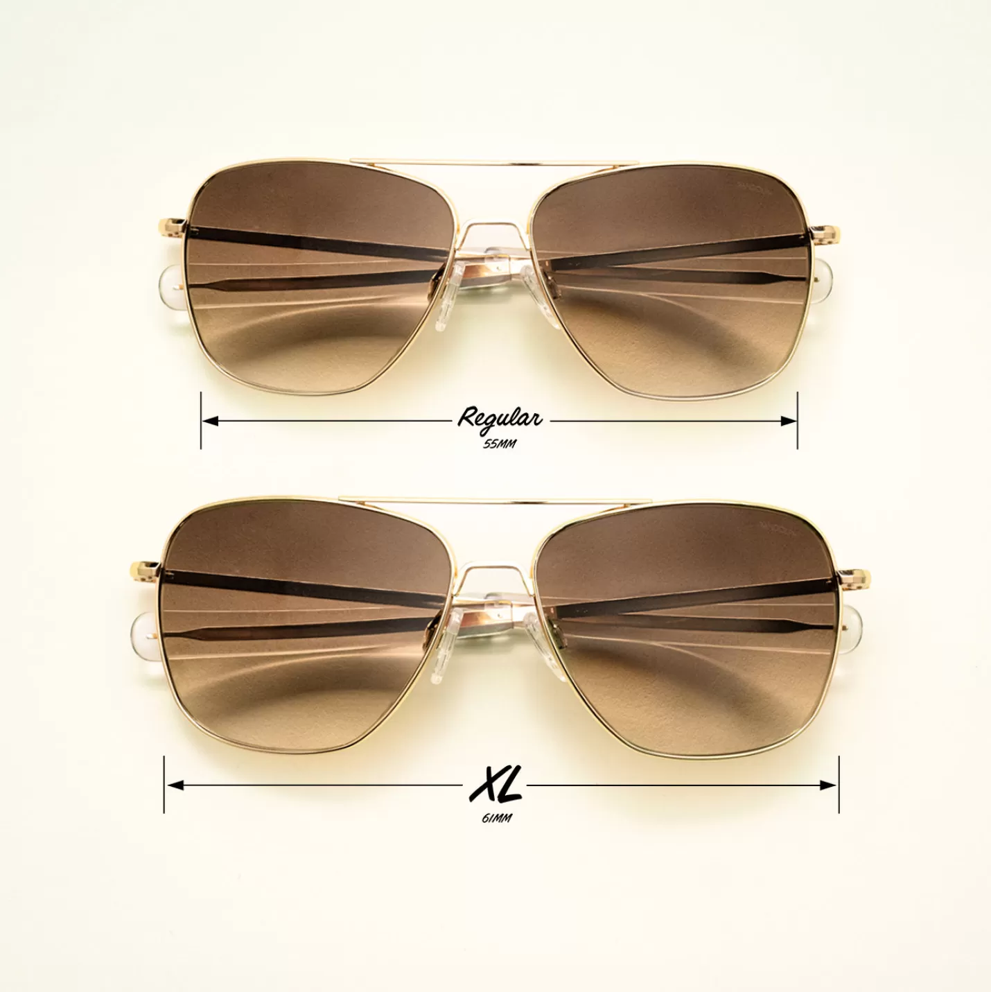 Randolph Engineering Aviator - 23k Gold & Cape Sand | Women Aviator | Men’s Sunglasses