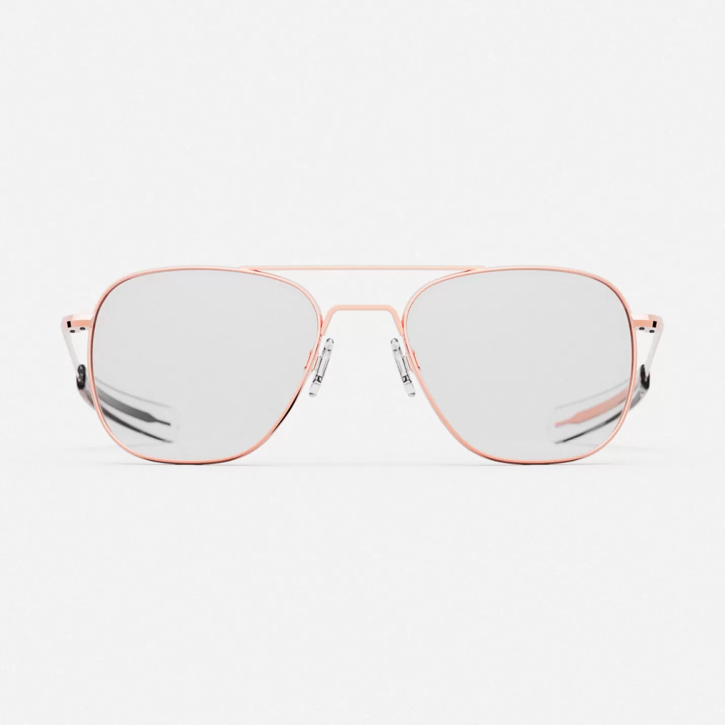 Randolph Engineering Aviator - 22k Rose Gold & Clear - Prescription Eyewear | Women Aviator | Men’s Sunglasses