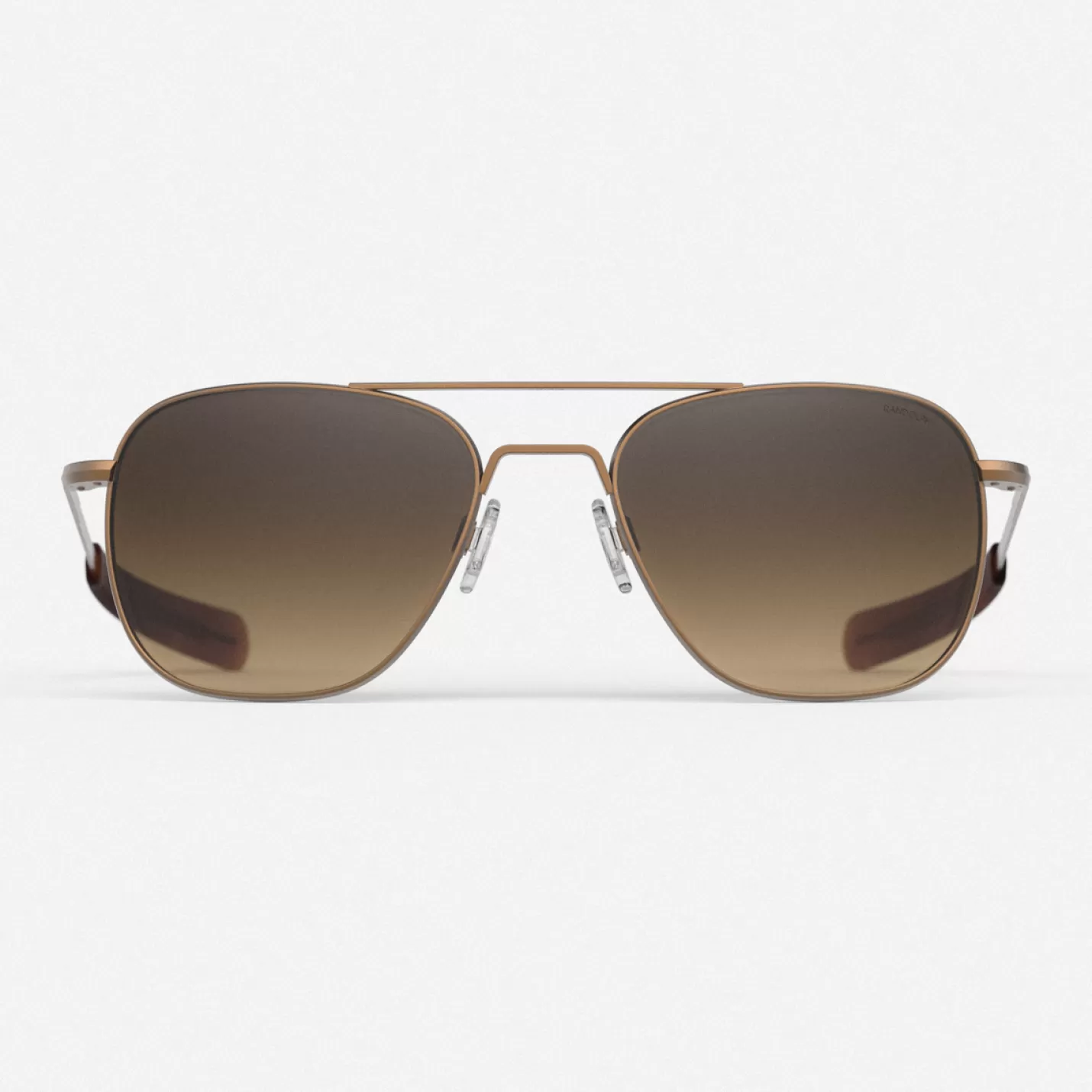 Randolph Engineering Aviator - 22k Satin Chocolate Gold & Cape Sand | Women Aviator | Men’s Sunglasses