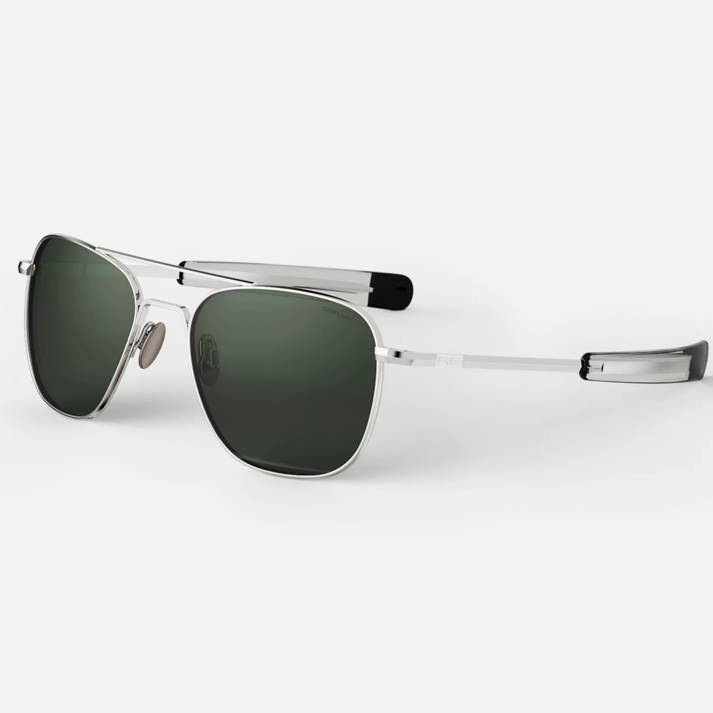 Randolph Engineering Aviator - 23k White Gold & AGX | Women Aviator | Men’s Sunglasses