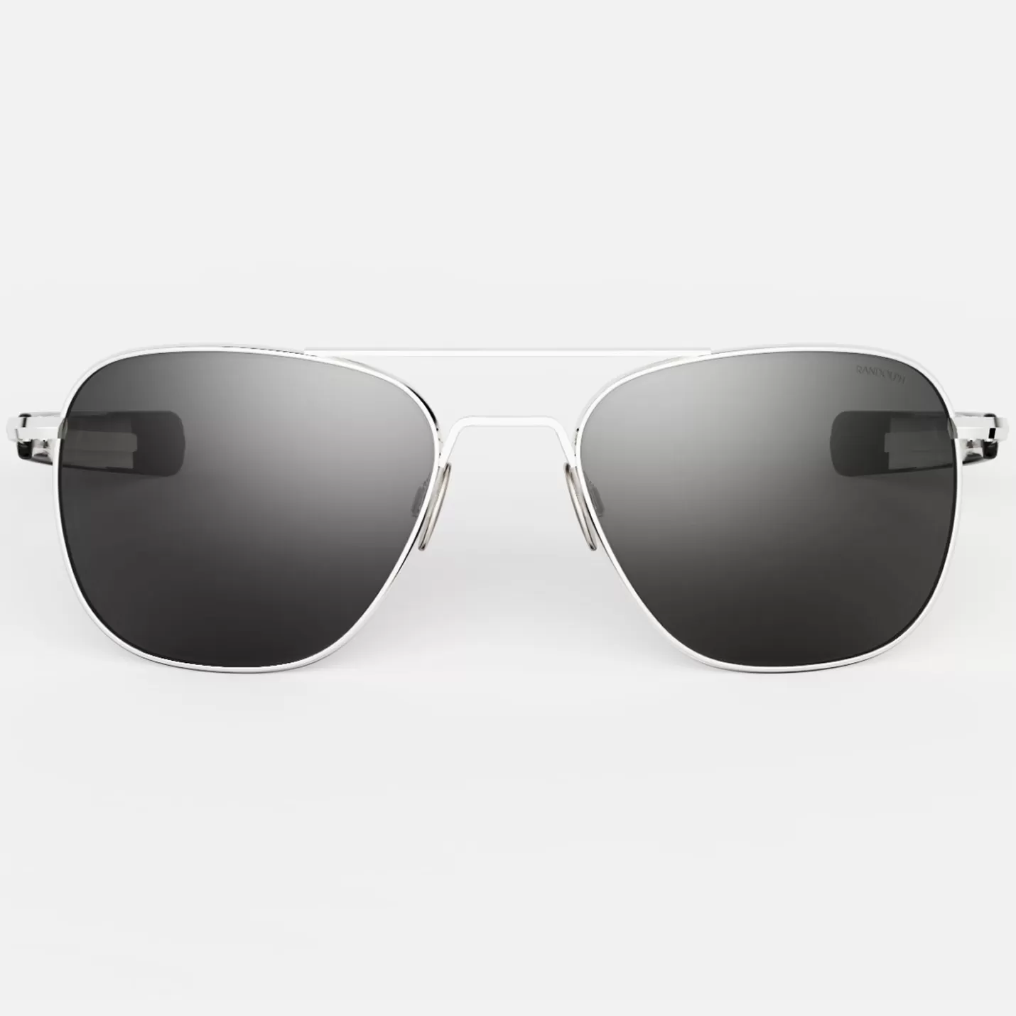 Randolph Engineering Aviator - 23k White Gold & American Gray | Women Aviator | Men’s Sunglasses