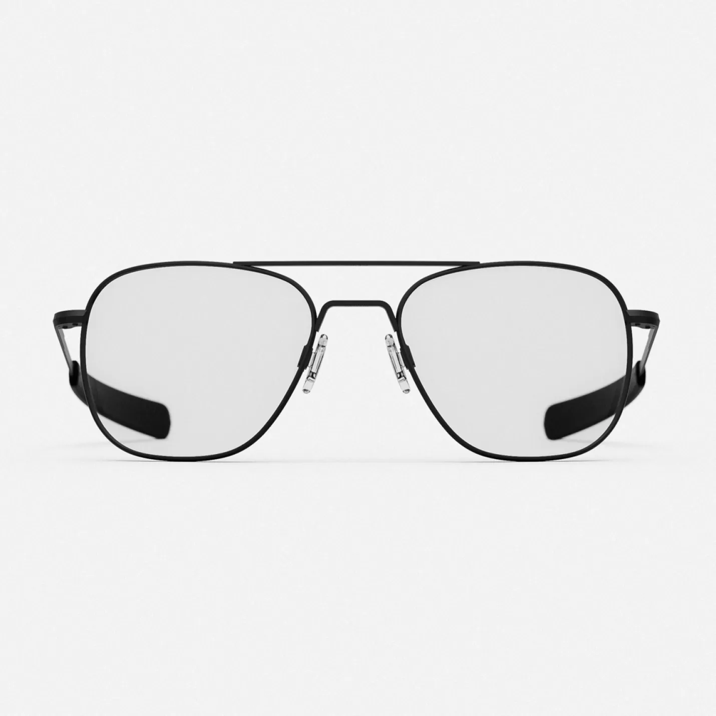 Randolph Engineering Aviator - Military Special Edition - Matte Black & Clear - Prescription Eyewear | Women Aviator | Men’s Sunglasses