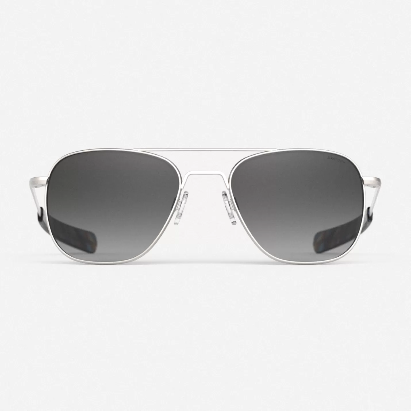 Randolph Engineering Aviator - Satin Silver & Coastal Gray | Women Aviator | Men’s Sunglasses