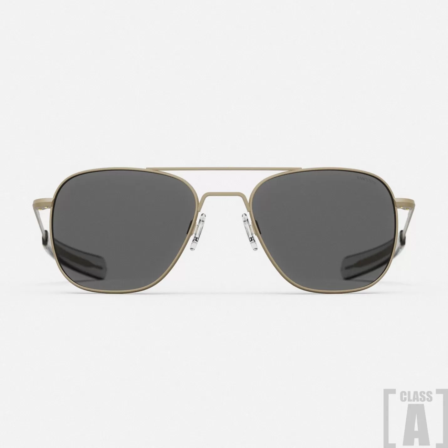 Randolph Engineering Class A Aviator - Desert Sand & American Gray - Prescription Sunglasses | Aviator | Shop By Size