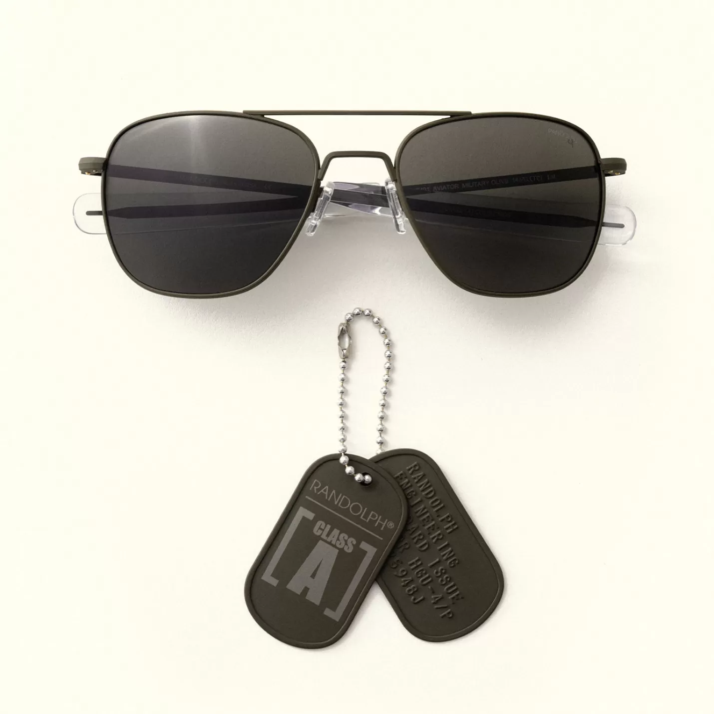 Randolph Engineering Class A Aviator - Military Olive & American Gray - Prescription Sunglasses | Aviator | Shop By Size