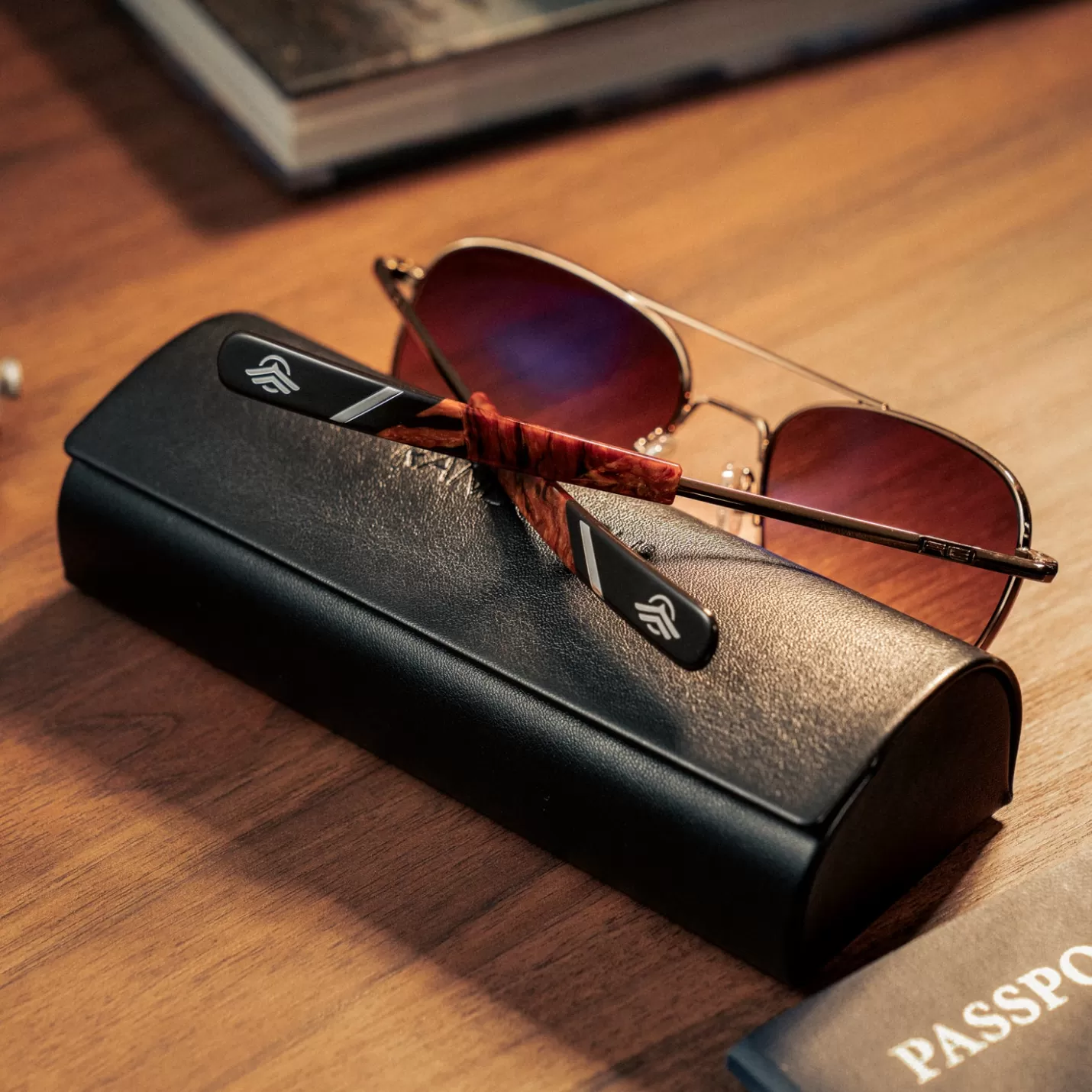 Randolph Engineering Concorde - 22k Chocolate Gold & Cape Sand - Prescription Sunglasses | Concorde | Shop By Size