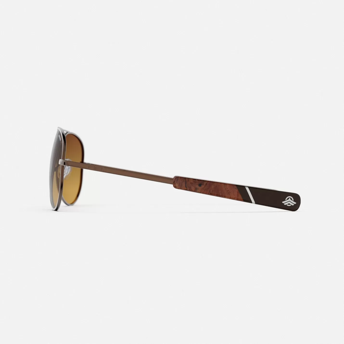 Randolph Engineering Concorde - 22k Chocolate Gold & Cape Sand - Prescription Sunglasses | Concorde | Shop By Size