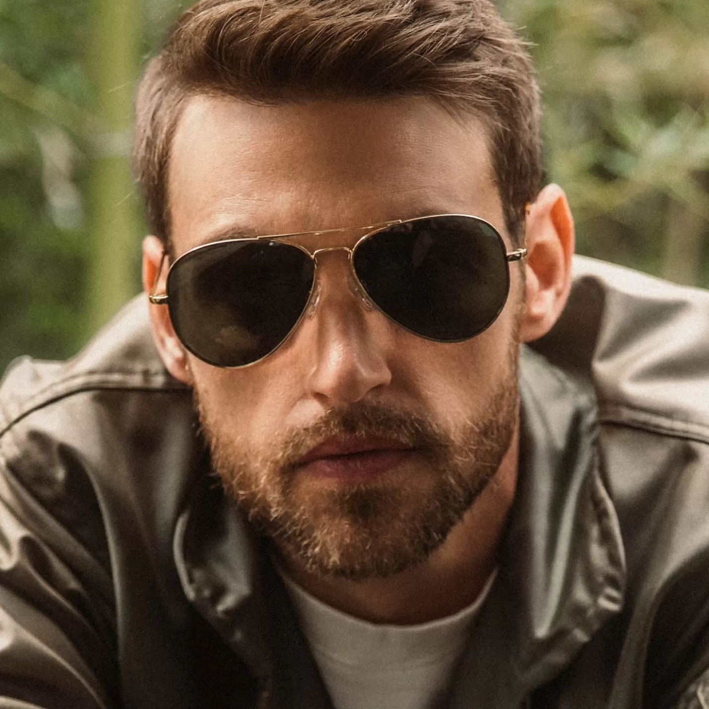 Randolph Engineering Concorde - 23k Gold & American Gray - Prescription Sunglasses | Concorde | Shop By Size