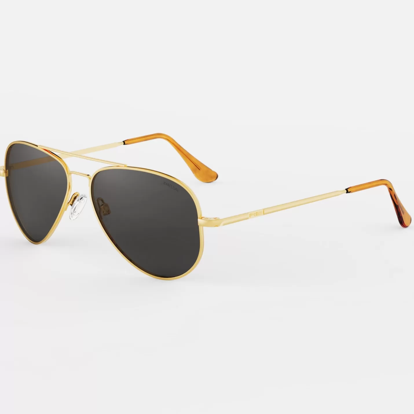 Randolph Engineering Concorde - 23k Gold & American Gray - Prescription Sunglasses | Concorde | Shop By Size