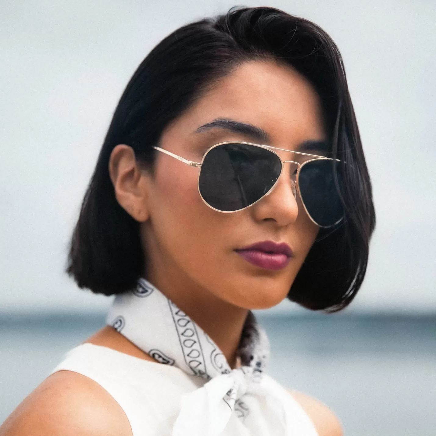 Randolph Engineering Concorde - 23k Gold & American Gray - Prescription Sunglasses | Concorde | Shop By Size