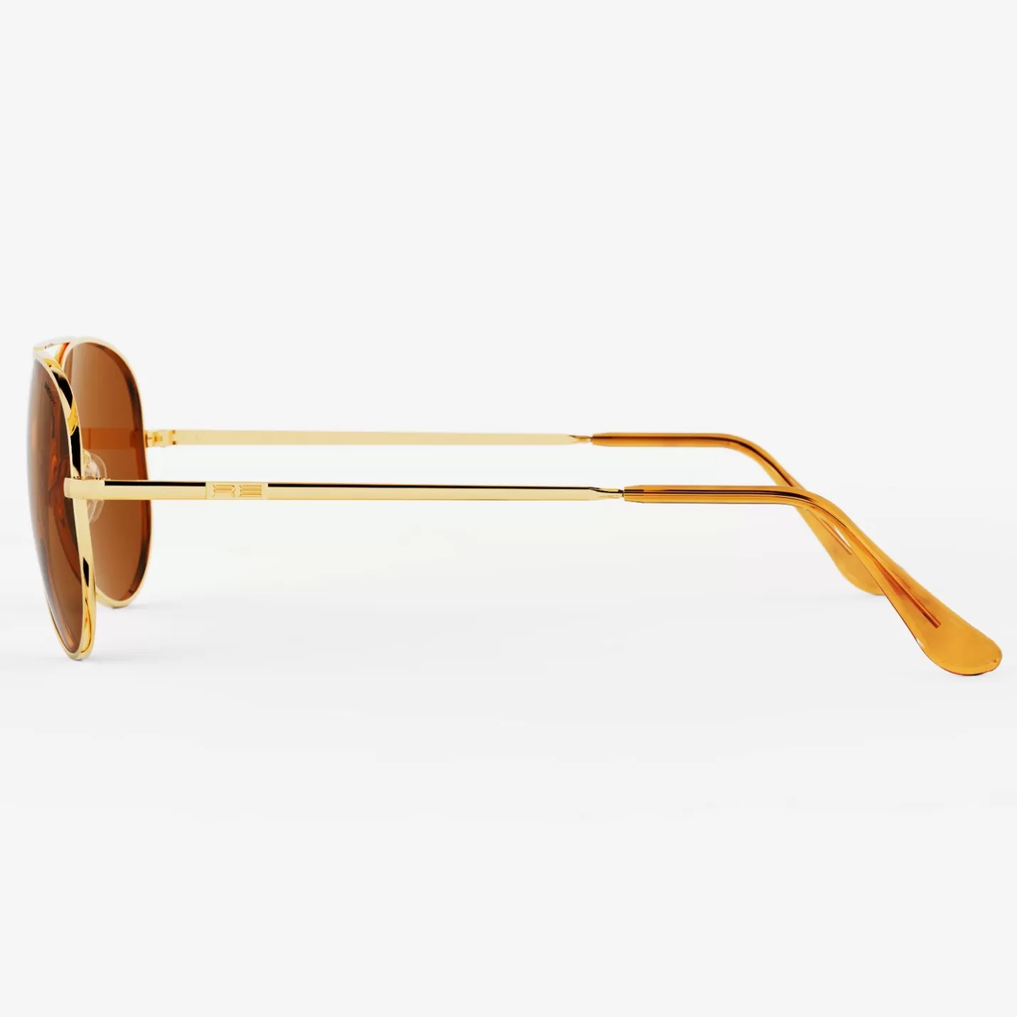 Randolph Engineering Concorde - 23k Gold & American Tan - Prescription Sunglasses | Concorde | Shop By Size