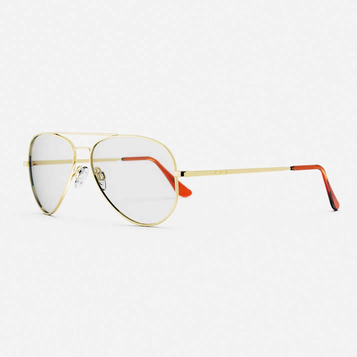 Randolph Engineering Concorde - 23k Gold & Clear - Prescription Eyewear | Women Concorde | Men’s Sunglasses