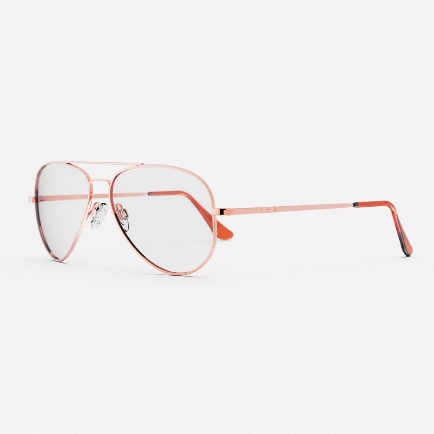 Randolph Engineering Concorde - 22k Rose Gold & Clear - Prescription Eyewear | Women Concorde | Men’s Sunglasses