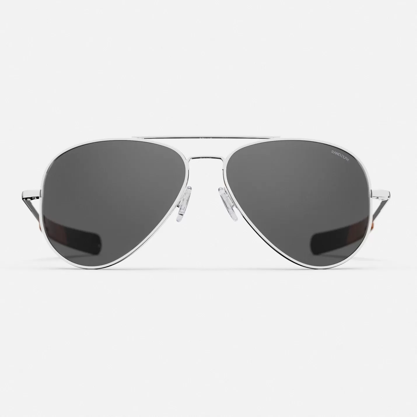 Randolph Engineering Concorde - 23k White Gold & American Gray - Prescription Sunglasses | Concorde | Shop By Size