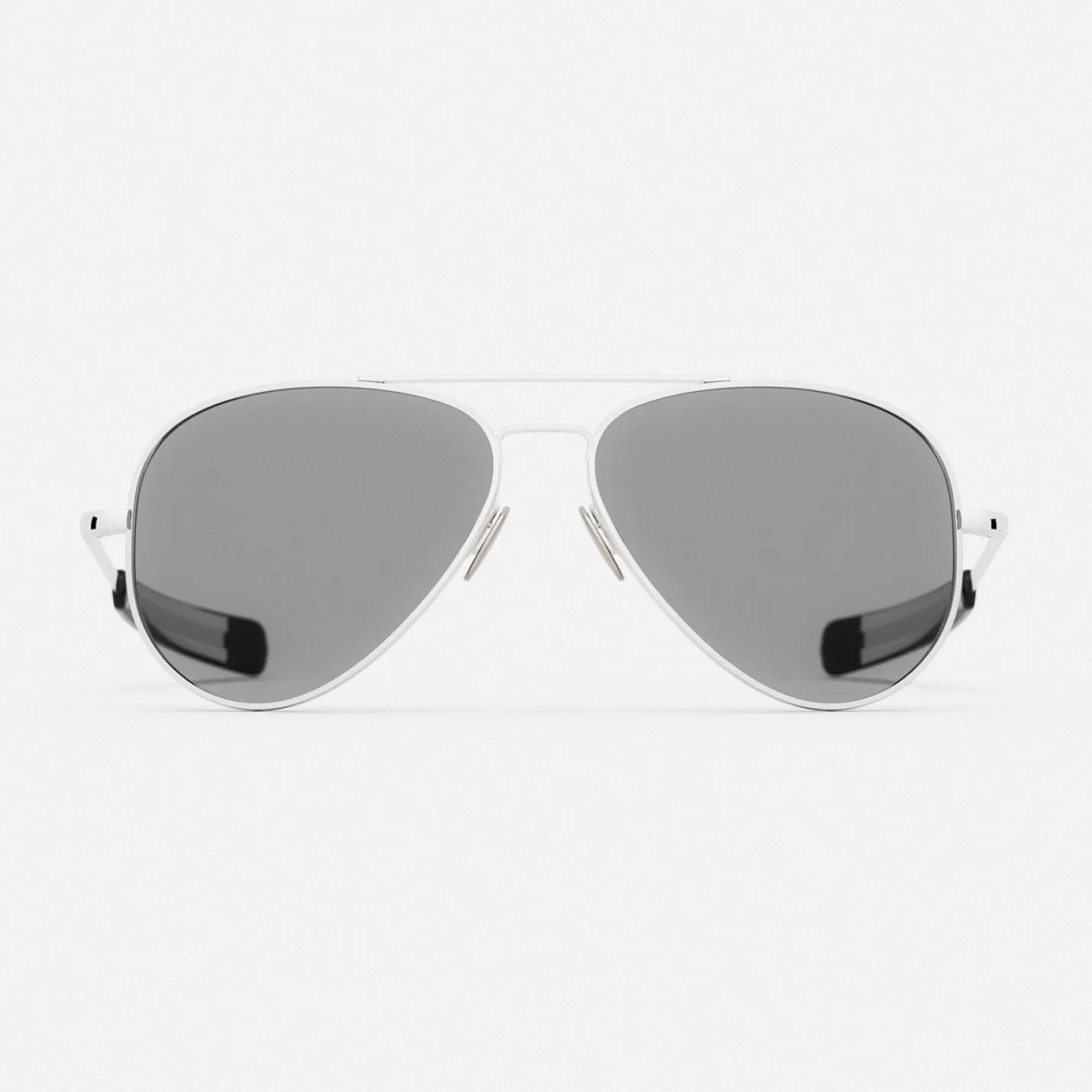 Randolph Engineering Concorde - 23k White Gold & Clear - Prescription Eyewear | Women Concorde | Men’s Sunglasses
