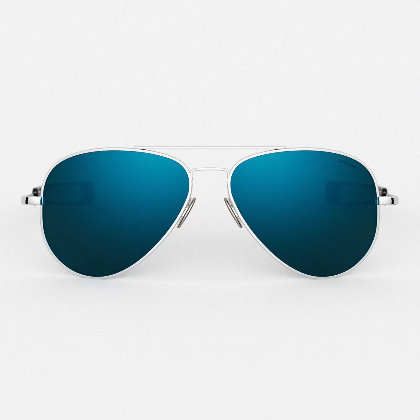 Randolph Engineering Concorde - 23k White Gold & Cobalt - Prescription Sunglasses | Concorde | Shop By Size