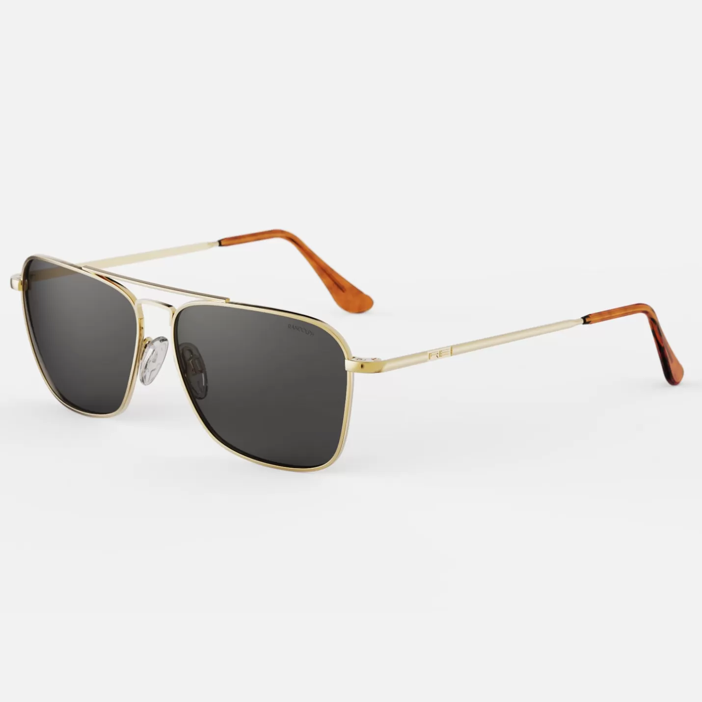 Randolph Engineering Intruder - 23k Gold & American Gray | Men’s Sunglasses | Non-polarized Sunglasses