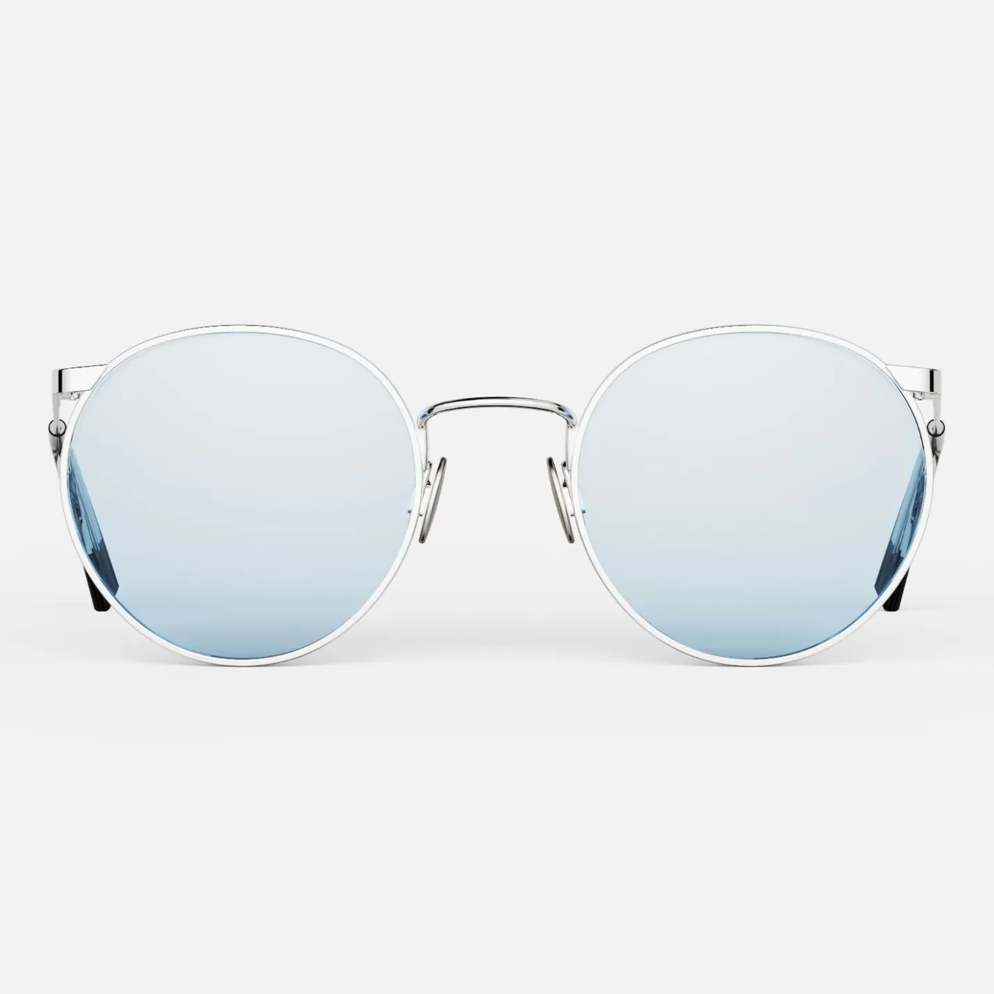 Randolph Engineering P3 - 23k White Gold & Blue Hydro | Women Men’s Sunglasses | Women’s Sunglasses