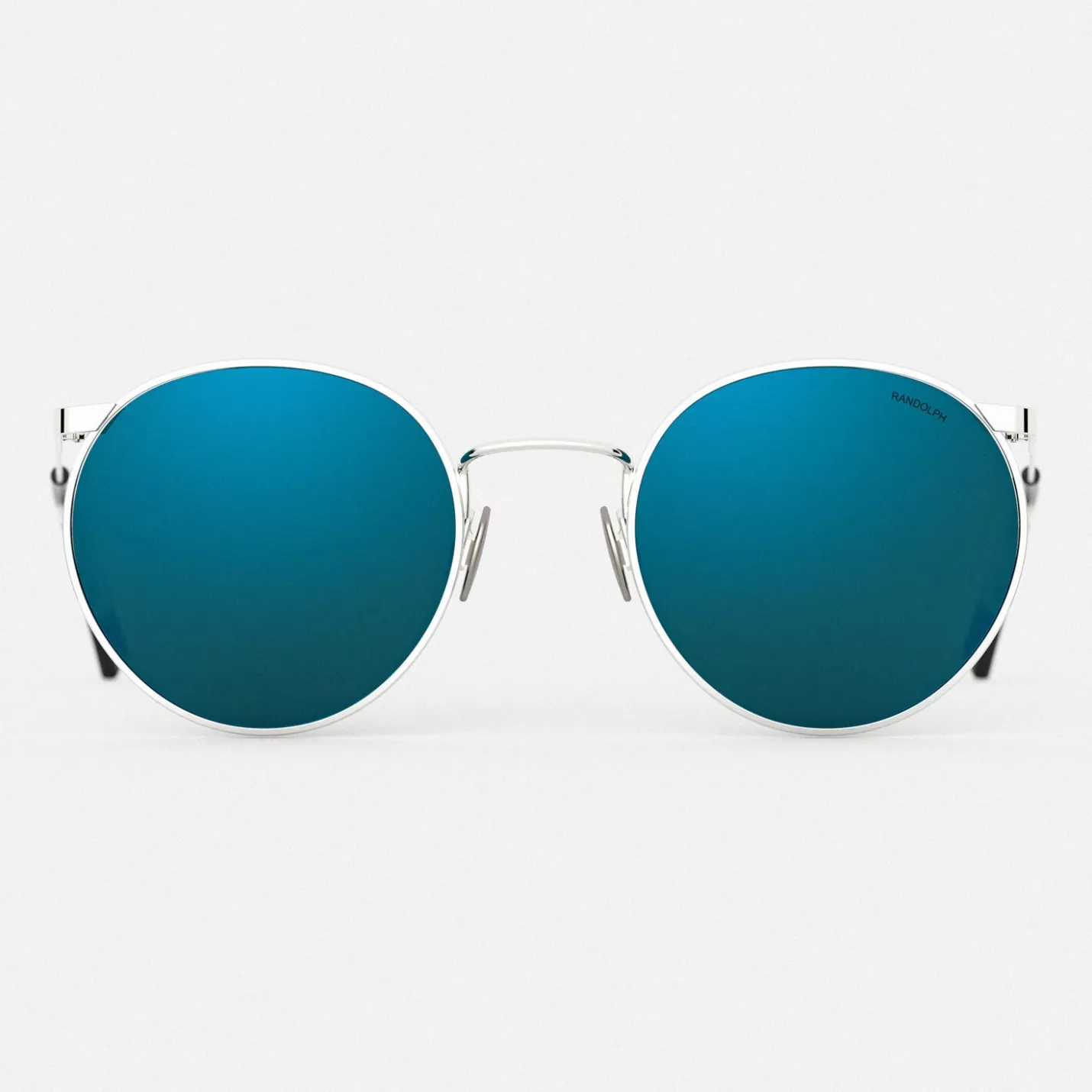 Randolph Engineering P3 - 23k White Gold & Cobalt - Prescription Sunglasses | Shop By Size