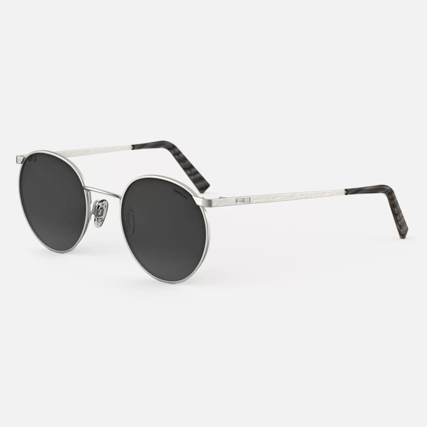 Randolph Engineering P3 - Satin Silver & Coastal Gray | Women Men’s Sunglasses | Women’s Sunglasses