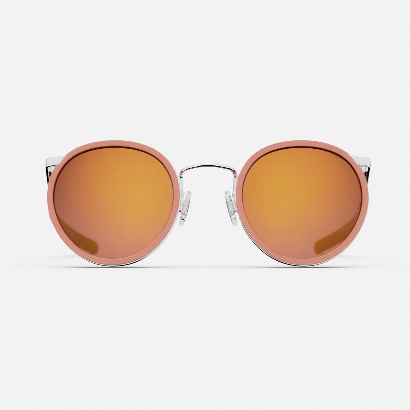 Randolph Engineering P3 Fusion - 23k White Gold & Take Off Inlay & Sunset Rose | Women Men’s Sunglasses | P3 Fusion