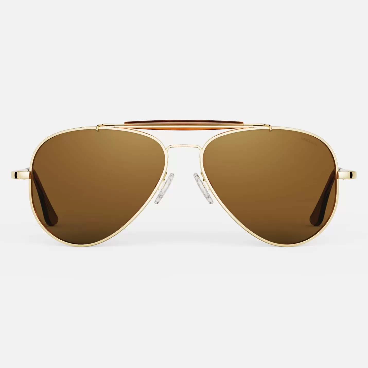 Randolph Engineering Sportsman - 23k Gold & American Tan | Women Men’s Sunglasses | Sportsman